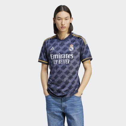 تيشيرت اديداس سوكر ريال مدريد 23/24 للرجال لون ازرق-adidas Men's Soccer Real Madrid 23/24 Away Jersey