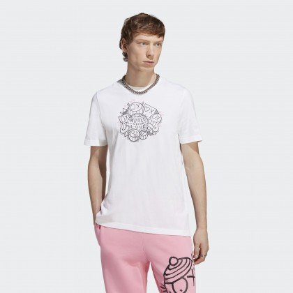 تيشيرت اديداس اكس اندري للرجال لون أبيض- adidas Mens' Originals x André Saraiva Tee - White